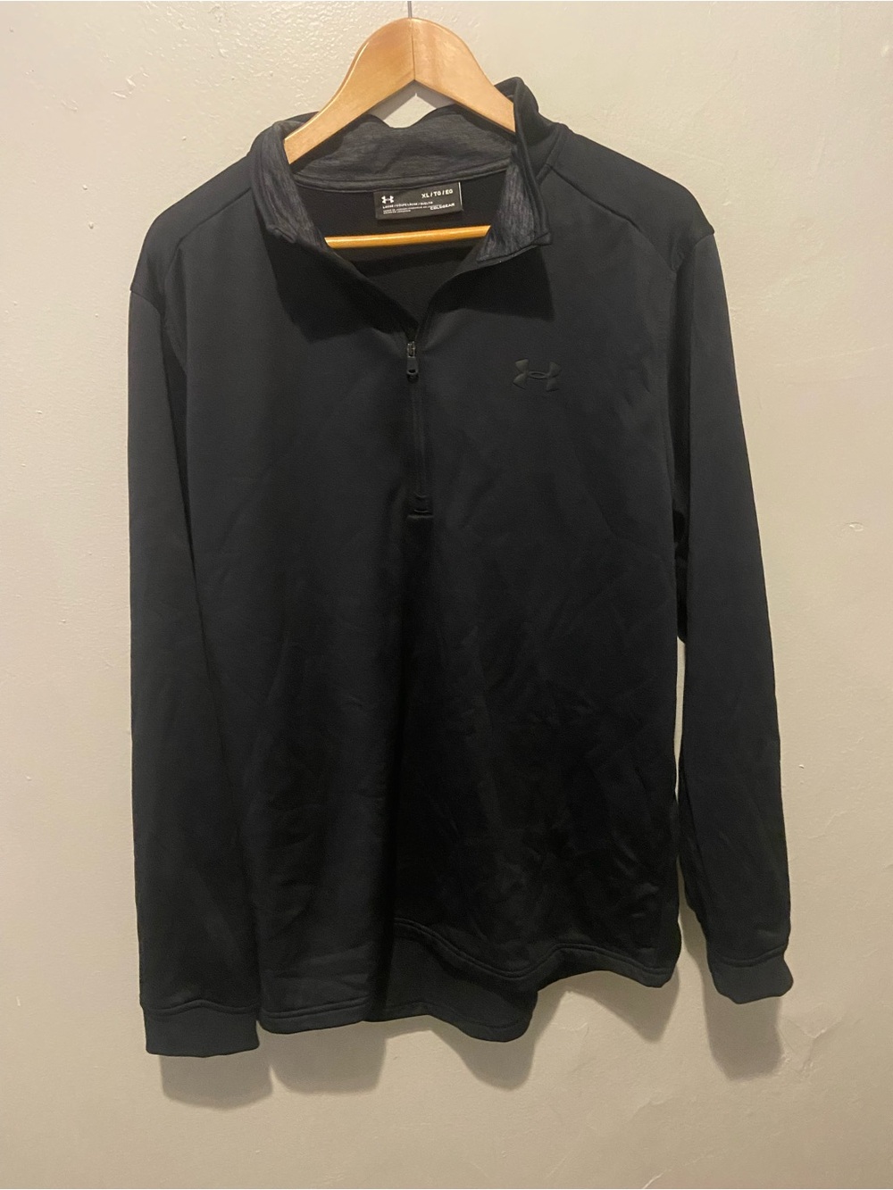 Under Armour Black Quarter-Zip Performance Pullover